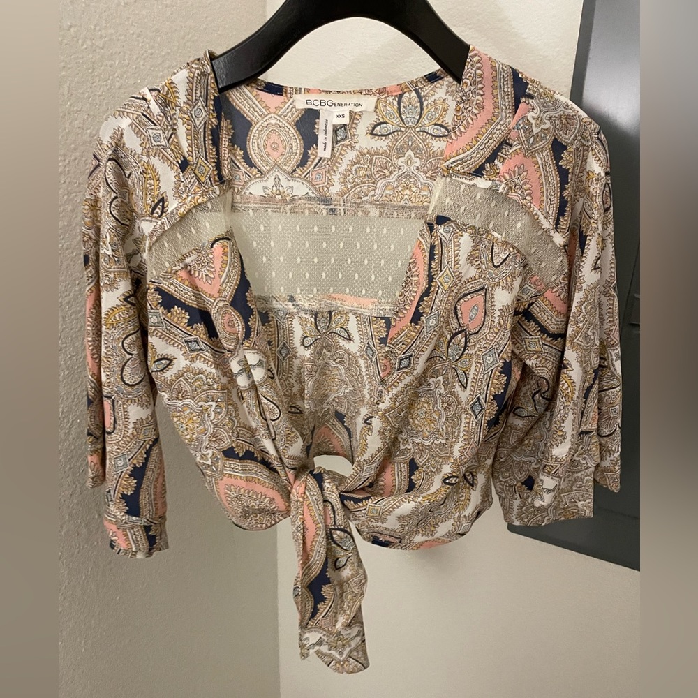 BCBGeneration Paisley Kimono